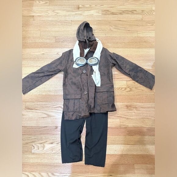 Aviator jacket, scarf, cap and glasses size 5-7 years. Pajamas included - Picture 4 of 4
